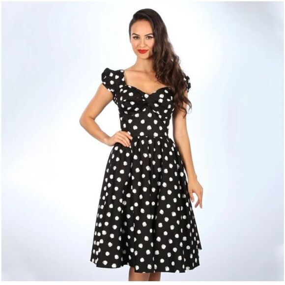 Stop Staring Dresses & Skirts - Stop Staring Women’s Jitterbug 1950s Retro Pinup Rockabilly Black and White Swin